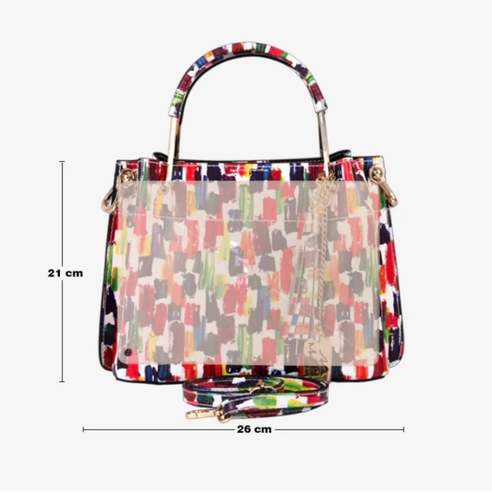 Anna Morellini🇮🇹 made in Italy 🇮🇹 Multicolor Tote Bag - Picture 5 of 6